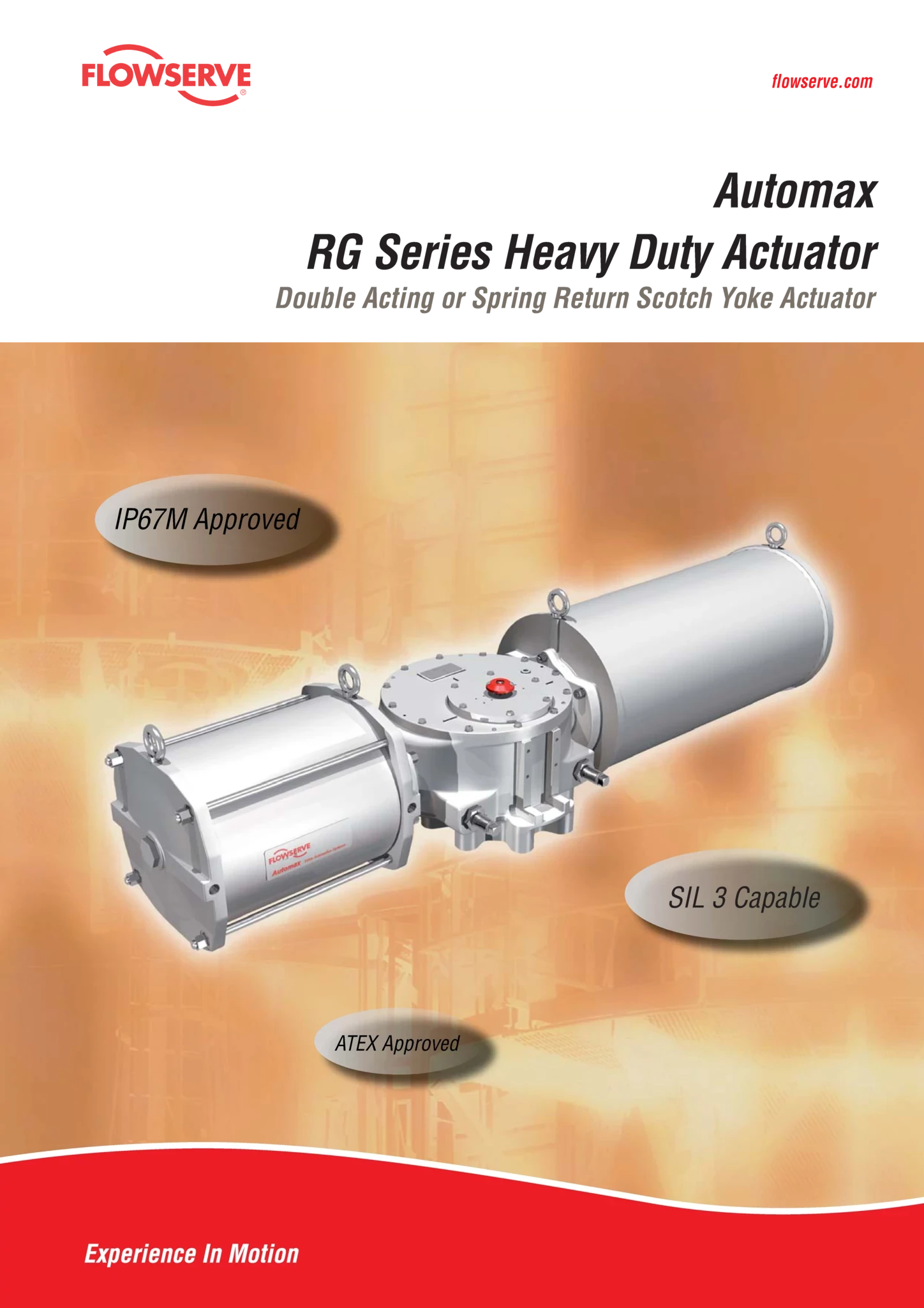 Automax RG气动阀门执行器手册