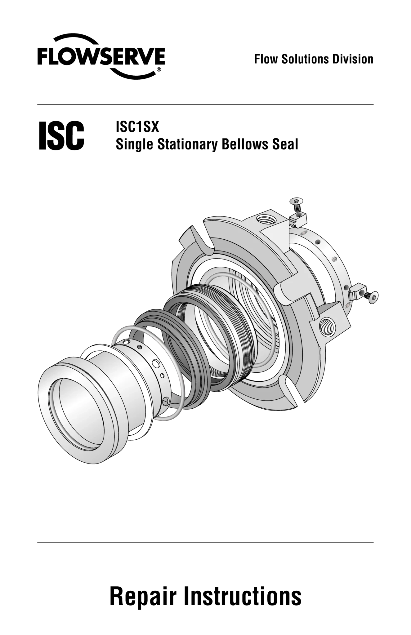 ISC:ISC1SX单固定波纹管密封维修说明