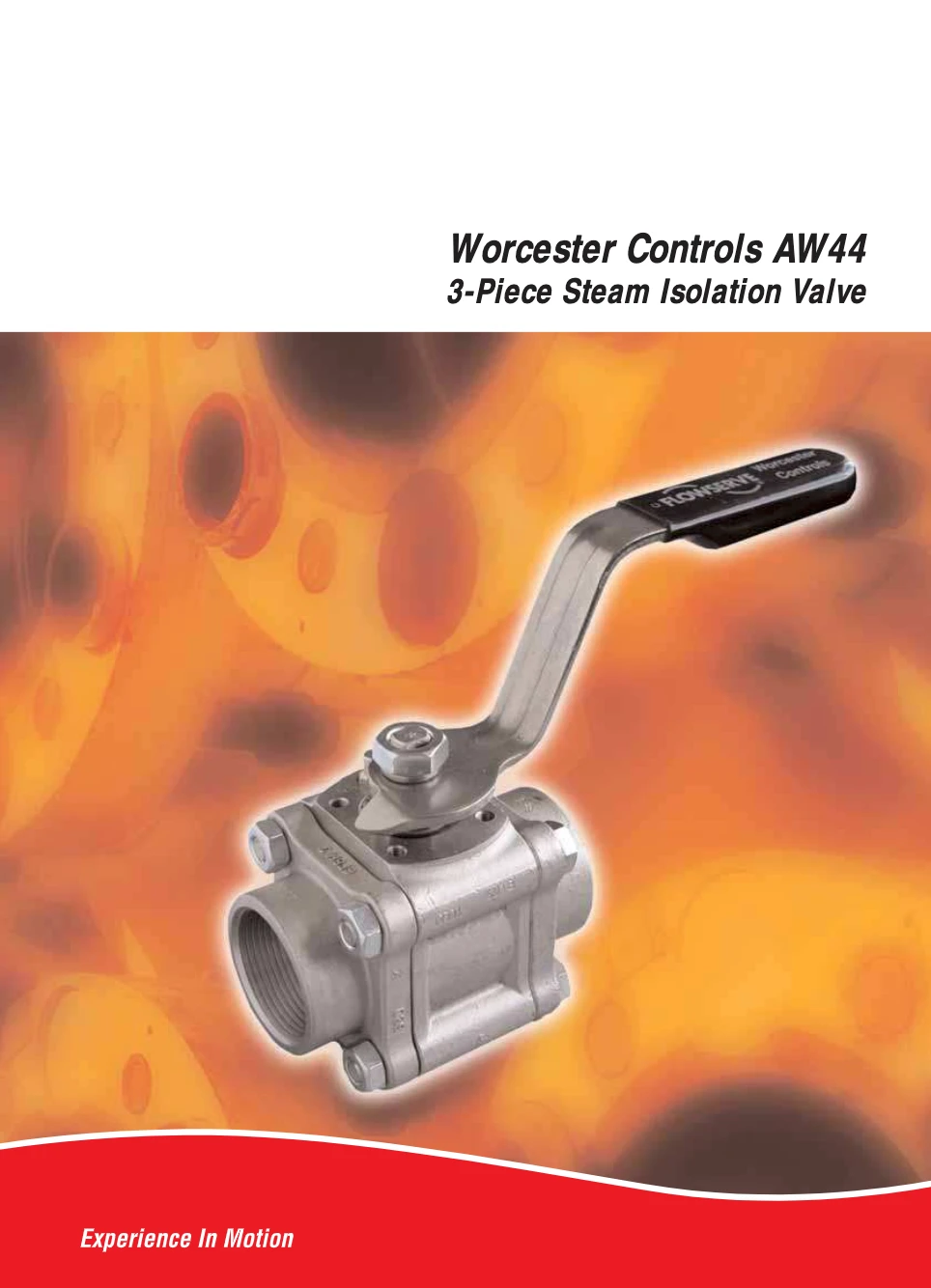 Worcester Controls AW44系列3片式阀杆球阀手册(欧洲/亚洲)