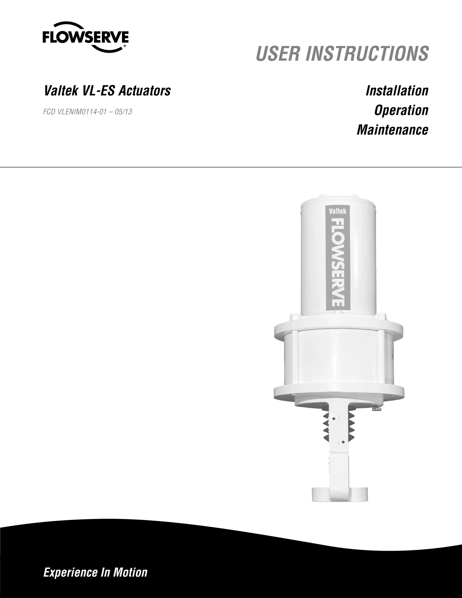 Valtek VL-ES弹簧缸直行程执行器使用说明(IOM)