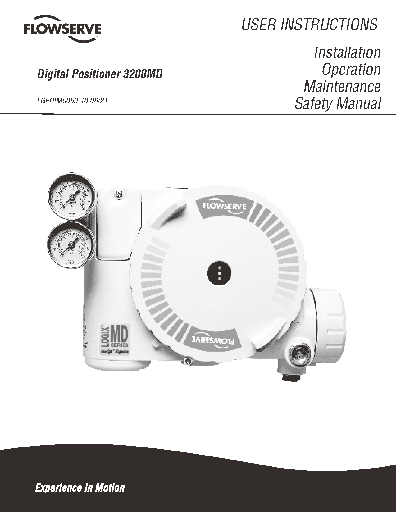 Logix 3200MD数字定位器-使用说明 (IOM)