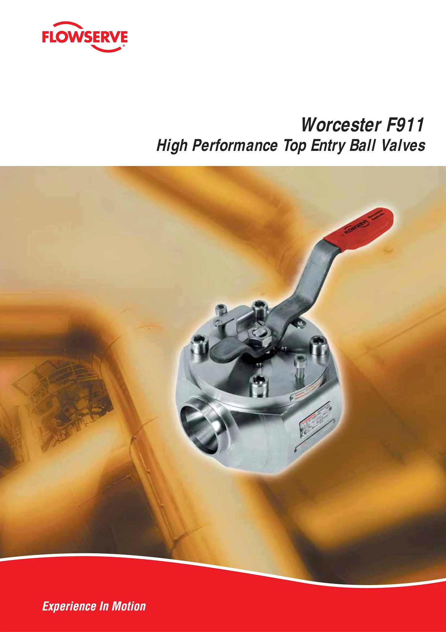 Worcester Controls F911高性能顶装球阀(欧洲/亚洲)