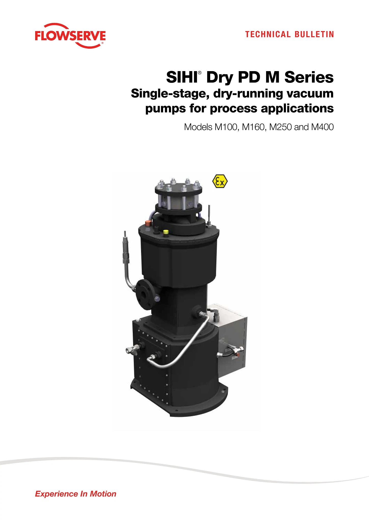 适用于加工应用的SIHI® Dry PD M系列单级干式真空泵 - 技术公告