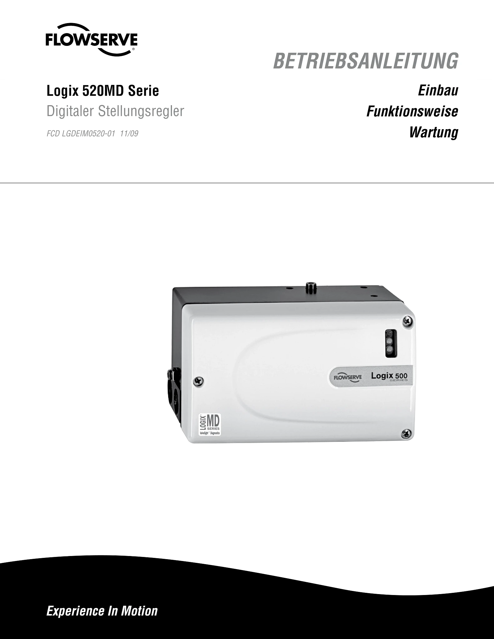Logix 520MD系列数字定位器使用说明