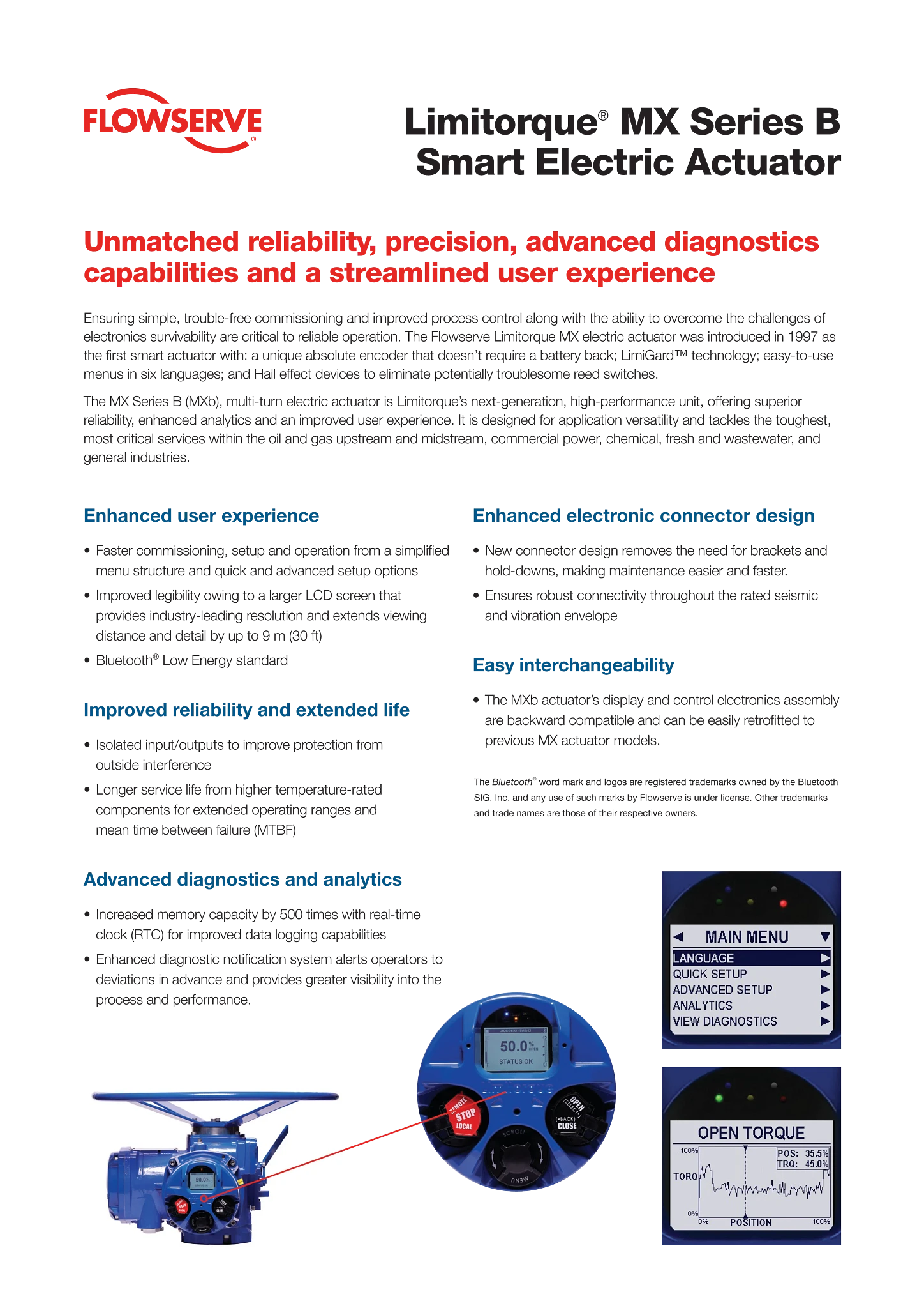 Limitorque®MX B系列（MXb）智能电动执行器——宣传单