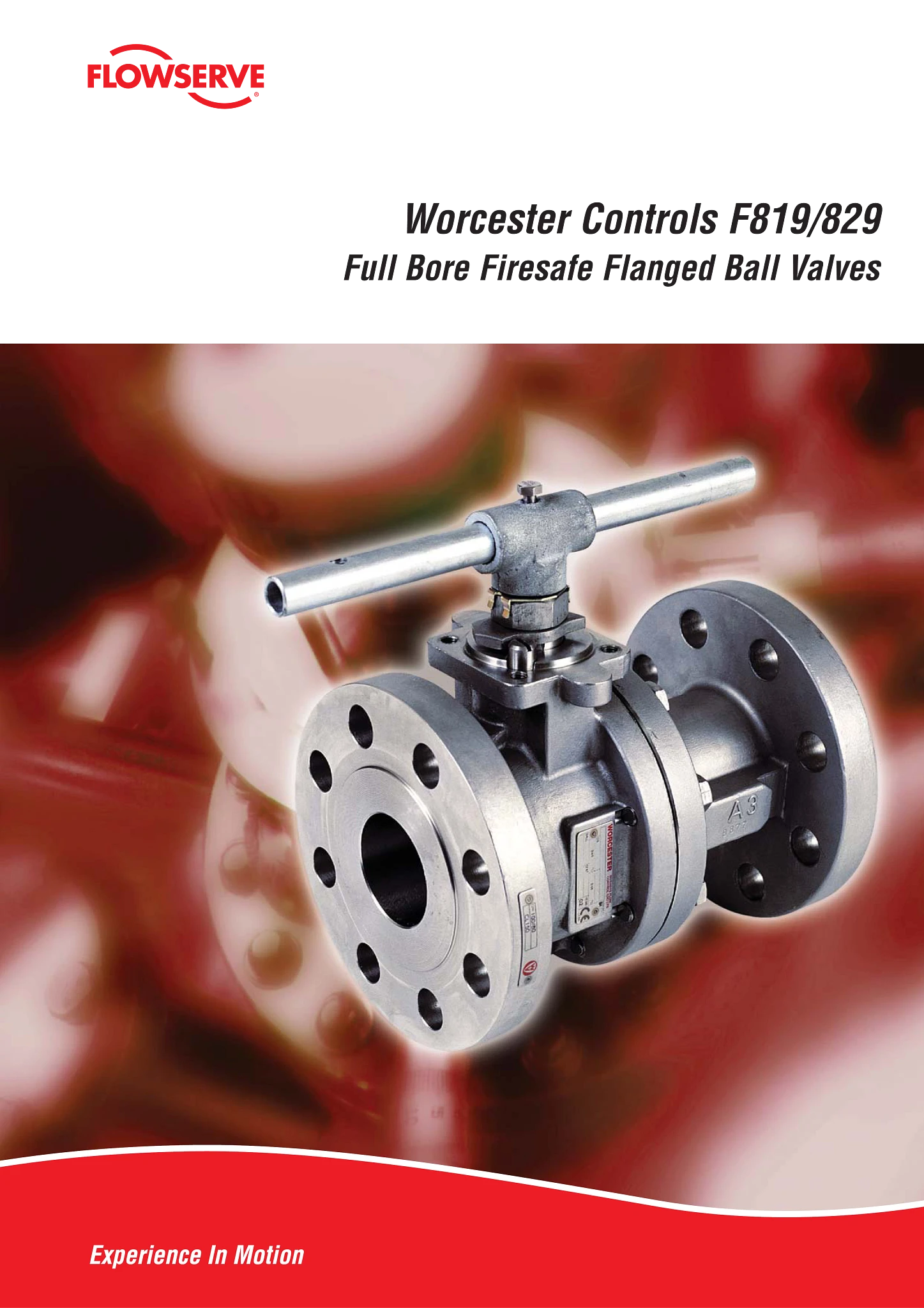 Worcester Controls F819/829系列全通径防火法兰式球阀手册(欧洲/亚洲)