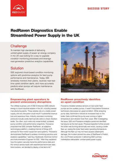 RedRaven诊断使英国电力供应得到精简