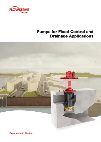 适用于防洪和排水应用的泵 - 手册