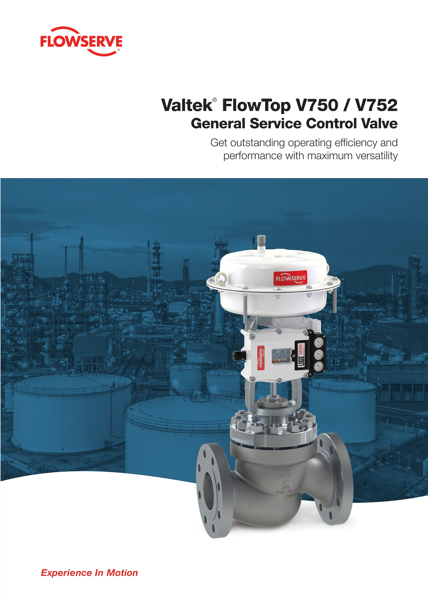 Valtek® FlowTop V750 / V752通用服务控制阀宣传单